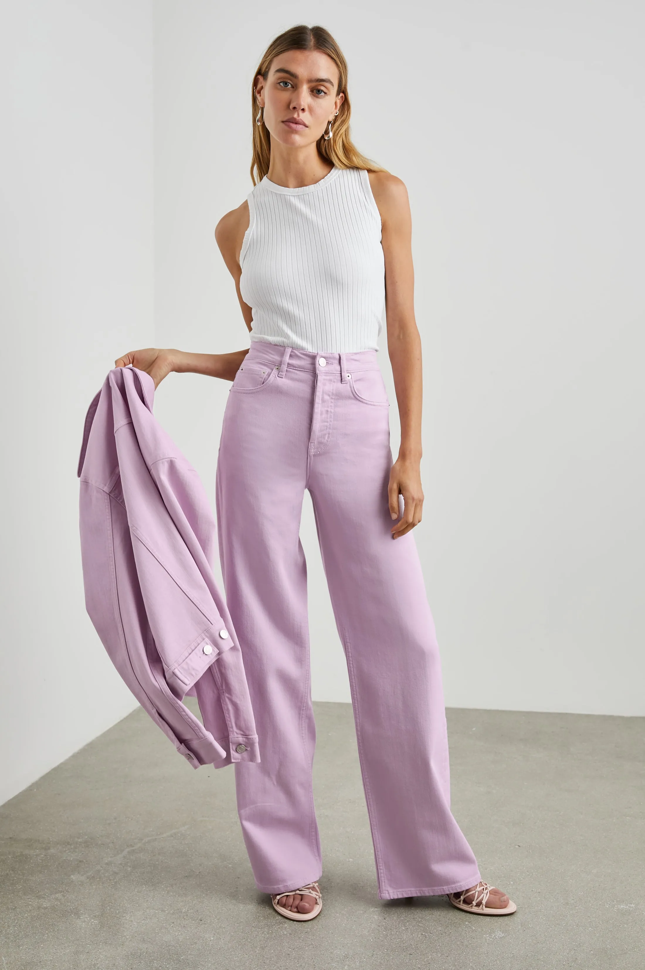 GETTY WIDE LEG - LILAC