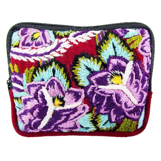 Guatemalan Mini Flower Wallet