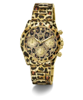 GUESS Ladies Leopard Multi-function Watch GUESS Ladies Leopard Multi-function Watch