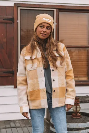 Highbury Womens Shirt Jacket - Vintage Gold Highbury Womens Shirt Jacket - Vintage Gold