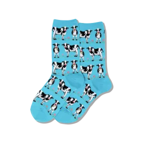 HOTSOX Women's Cows Crew Socks HOTSOX Women's Cows Crew Socks