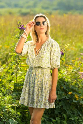 Ibiza Dress / Yellow Mini Flower Ibiza Dress / Yellow Mini Flower