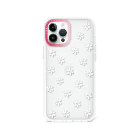 iPhone 12 Pro Max White Flower Mini Phone Case iPhone 12 Pro Max White Flower Mini Phone Case