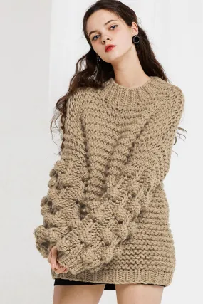 Jody Half Neck Chunky Pullover-4 Colors Jody Half Neck Chunky Pullover-4 Colors
