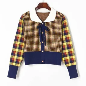 Korean Fashion Streetwear 2022 Autumn Winter Vintage Elegant Bow Knitted Sweater Women Long Sleeve Tops Knit Pull Femme Korean Fashion Streetwear 2022 Autumn Winter Vintage Elegant Bow Knitted Sweater Women Long Sleeve Tops Knit Pull Femme