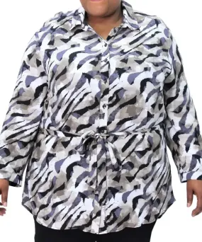 Ladies Animal Print Blouse Ladies Animal Print Blouse