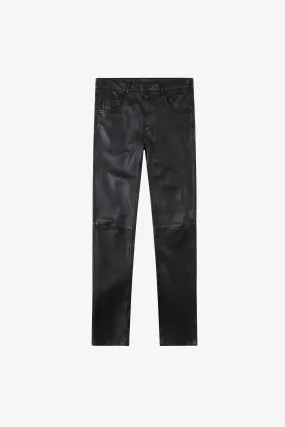 Leather Pants  | Vintage Black Leather Pants  | Vintage Black