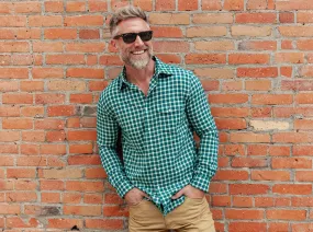 Lightweight Flannel Pearl Snap - Storm Check Lightweight Flannel Pearl Snap - Storm Check