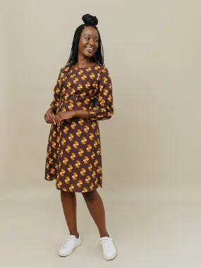 Marseille Long Sleeve Dress - Desert Shapes Marseille Long Sleeve Dress - Desert Shapes