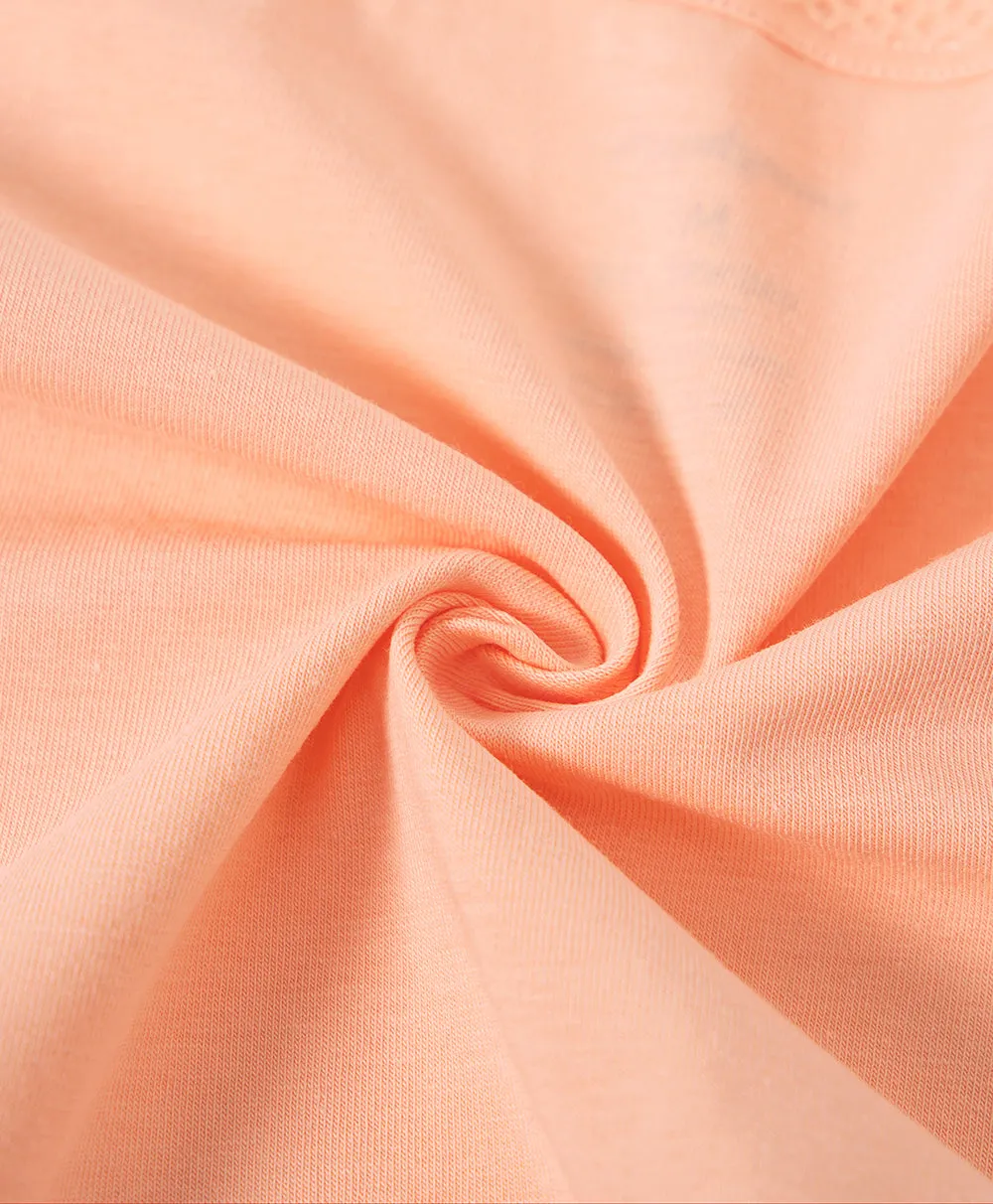 Mellow Peach Cotton 5-pack Midi Panties