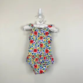 Mini Boden Floral Bathing Suit 6-12 Months Mini Boden Floral Bathing Suit 6-12 Months