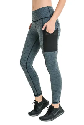 Mono B Top Stitched Mesh Pocket Legging AP2013 Mono B Top Stitched Mesh Pocket Legging AP2013