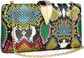 Multicolor Snakeskin Purse Multicolor Snakeskin Purse