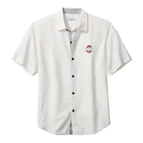 Ohio State Buckeyes Coconut Point Palm Vista White Woven Ohio State Buckeyes Coconut Point Palm Vista White Woven