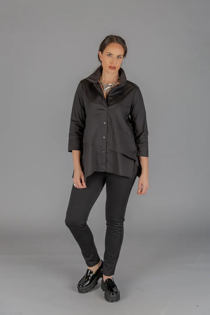 Paolo Tricot Sale, WT110250 Buttoned Flare Shirt 50% Off Regular Price