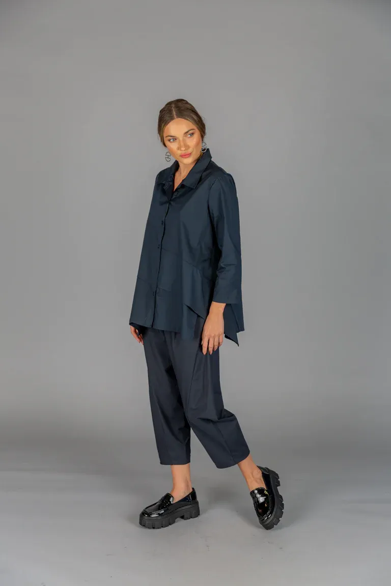 Paolo Tricot Sale, WT110250 Buttoned Flare Shirt 50% Off Regular Price