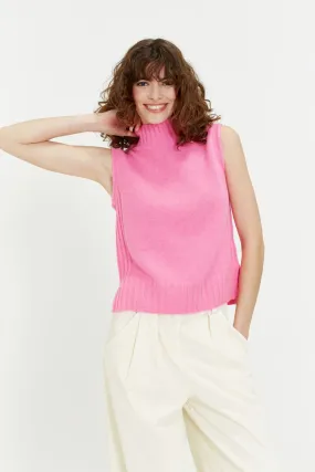 Pink Cashmere Funnel Tank Pink Cashmere Funnel Tank