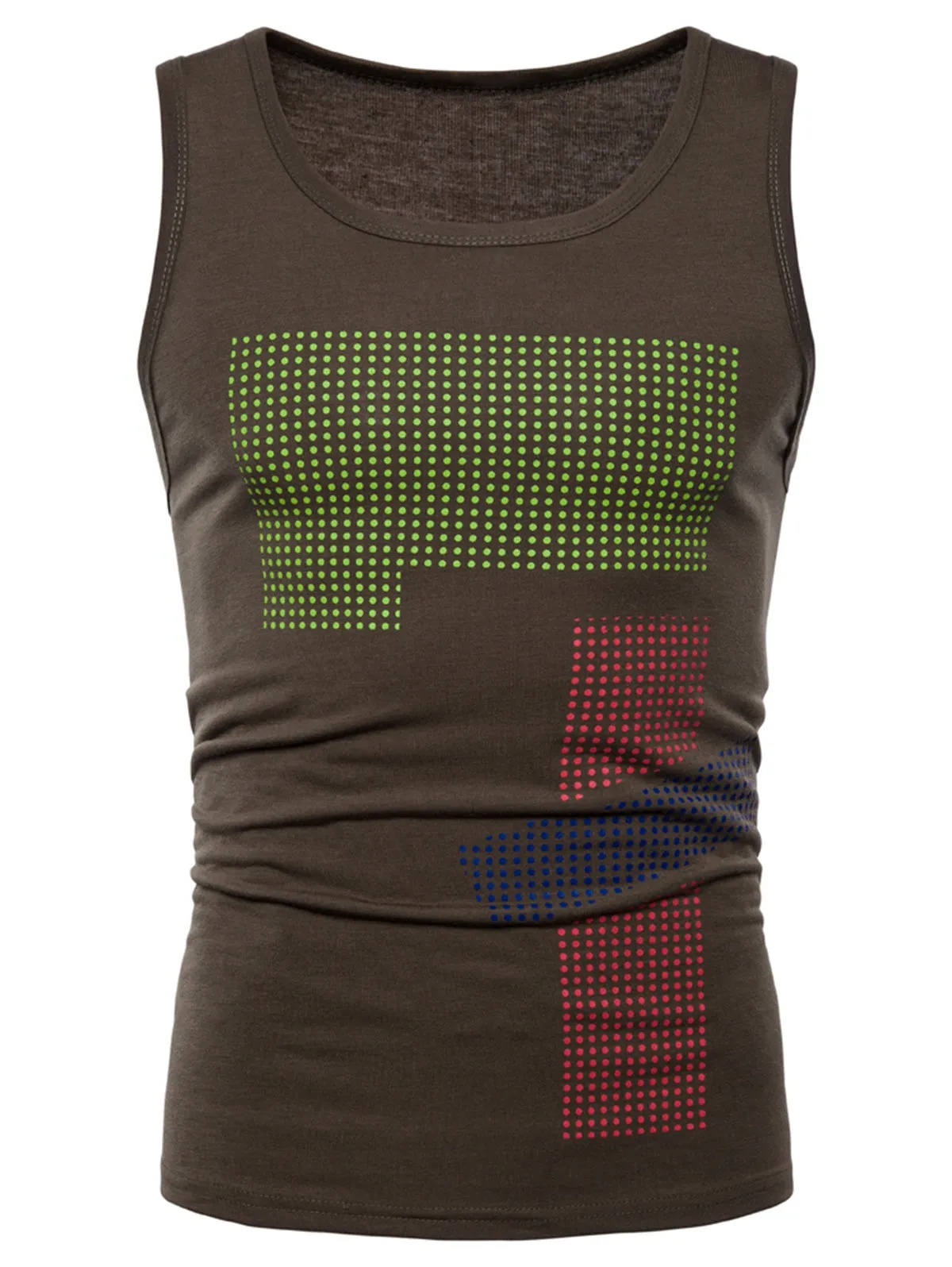 Polka Dot Workout Tank Top