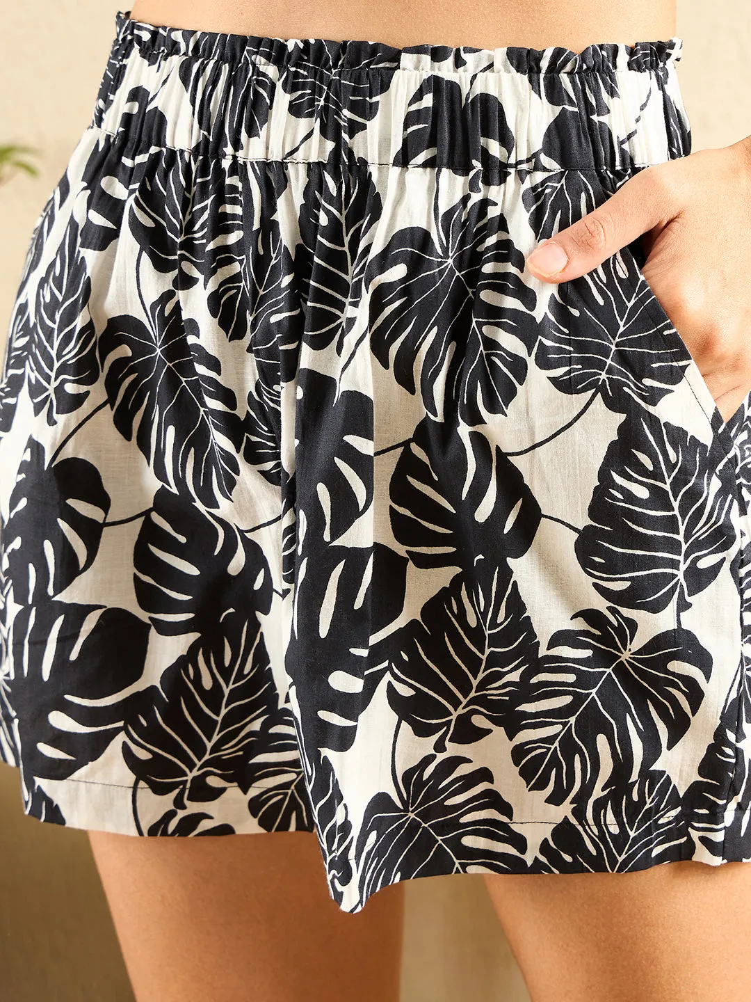 Printed Two Piece Shorts and Shirt Set