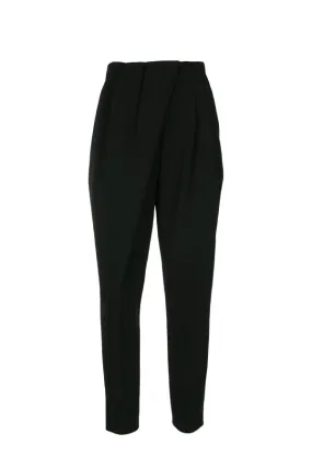 Proenza Schouler Draped Front Pant - Black Proenza Schouler Draped Front Pant - Black
