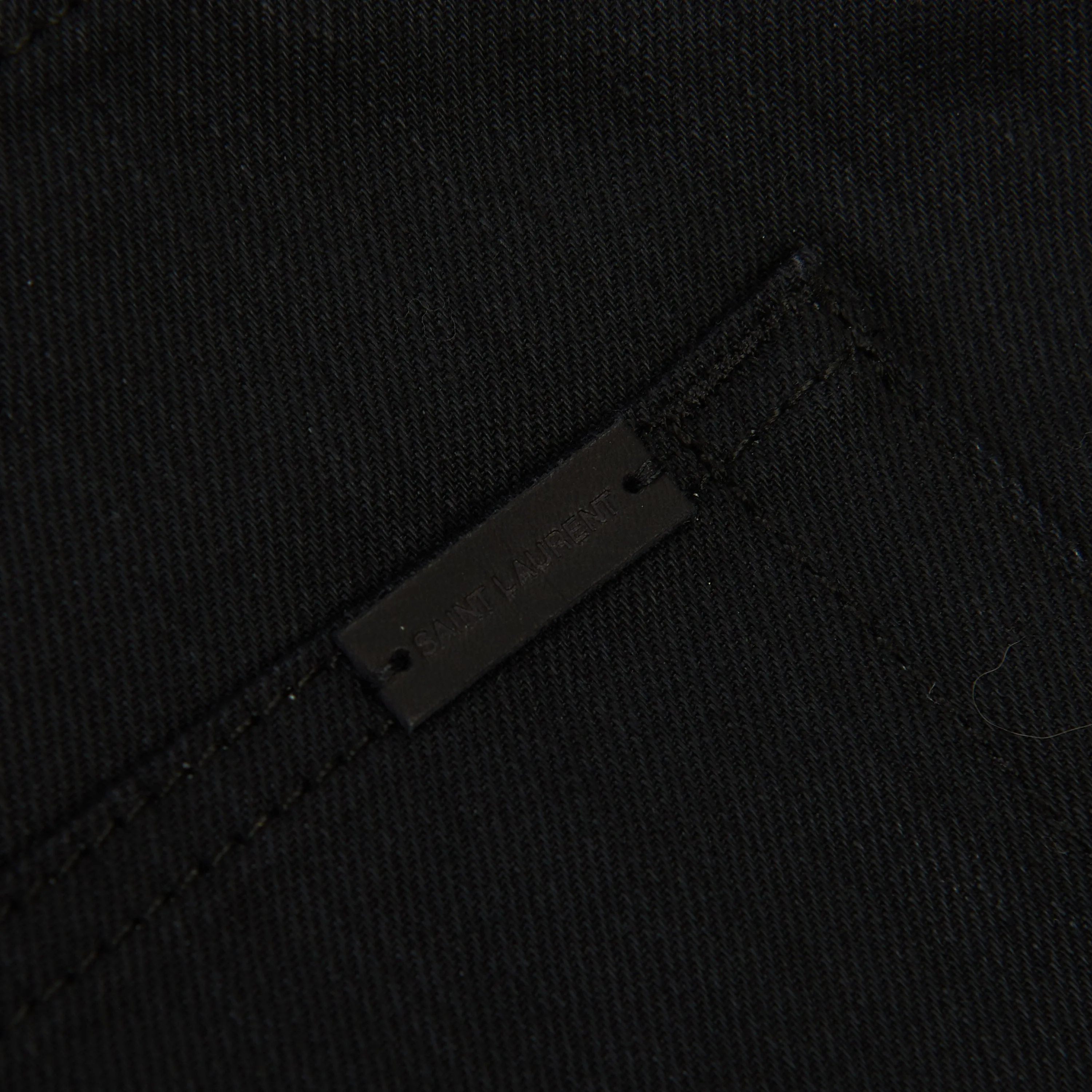 Skinny Jeans In Used Black Denim