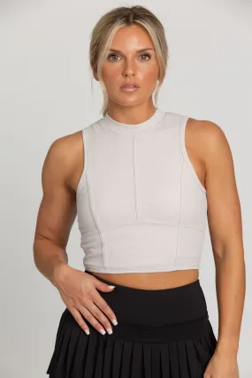 Smoke Sleeveless Crop Top Smoke Sleeveless Crop Top
