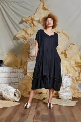 S/S 20 CERISE CONVERTIBLE DRESS - OBSIDIAN S/S 20 CERISE CONVERTIBLE DRESS - OBSIDIAN