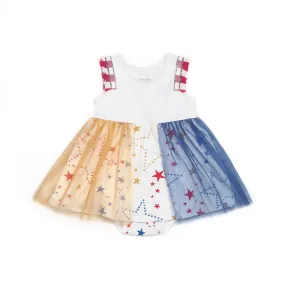 Starry Gaze Easyeo Romper Dress (Gold Blue) Starry Gaze Easyeo Romper Dress (Gold Blue)