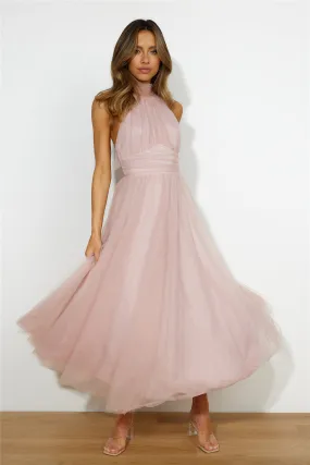 Tangled Up Maxi Dress Blush Tangled Up Maxi Dress Blush