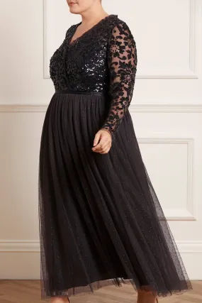 Tempest V-Neck Bodice Ankle Gown Tempest V-Neck Bodice Ankle Gown