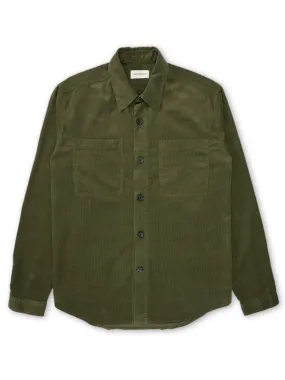 Treviscoe Shirt Mersey Cord Green Treviscoe Shirt Mersey Cord Green