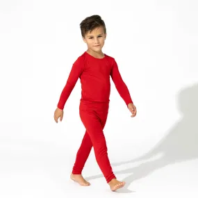 Winterberry Red Kids Bamboo Pajamas Winterberry Red Kids Bamboo Pajamas