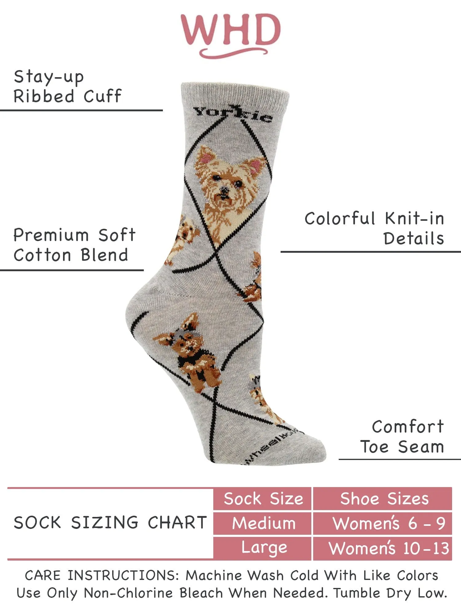 Yorkie Puppy Socks Perfect Dog Lovers Gift